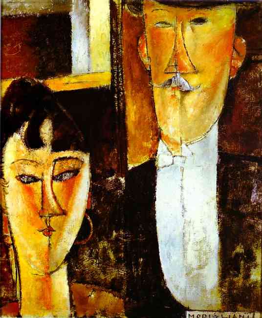 Amadeo Modigliani (1884–1920): Menyasszony és vőlegény (1915–1916)