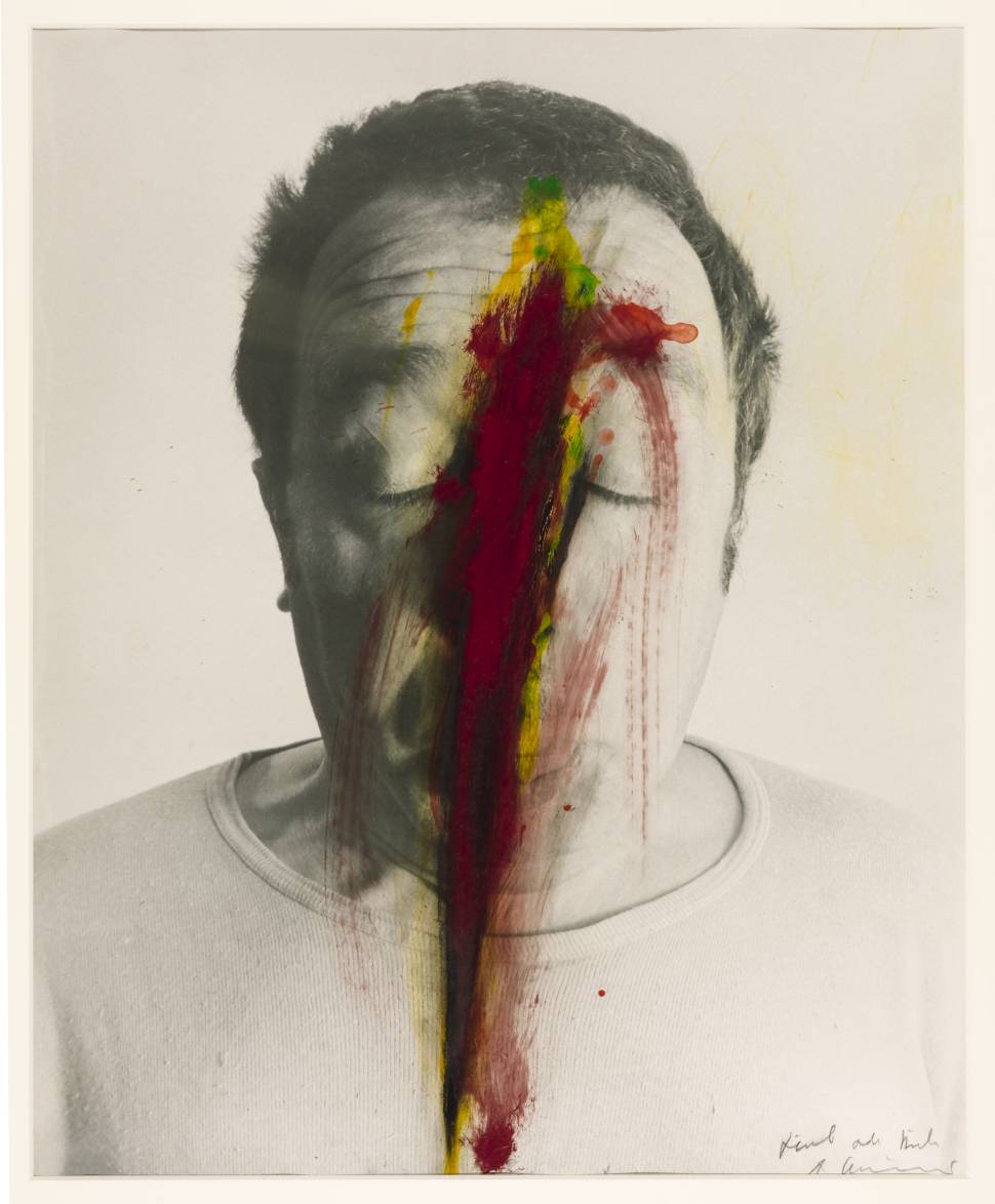 Arnulf Reiner: Cím nélkül (Face farce), 1971