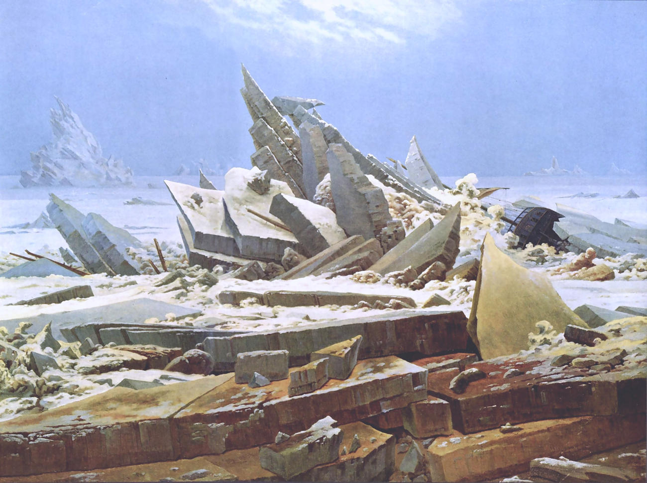 Caspar David Friedrich: Jeges-tenger