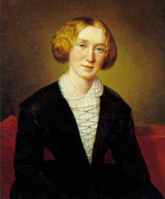 George Eliot - François D'Albert Durade festménye. Forrás: wikipedia