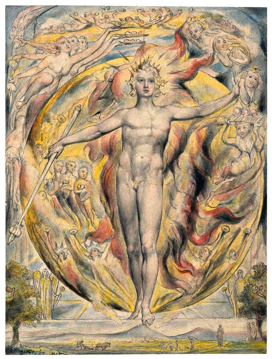 William Blake - The Sun at his Eastern Gate